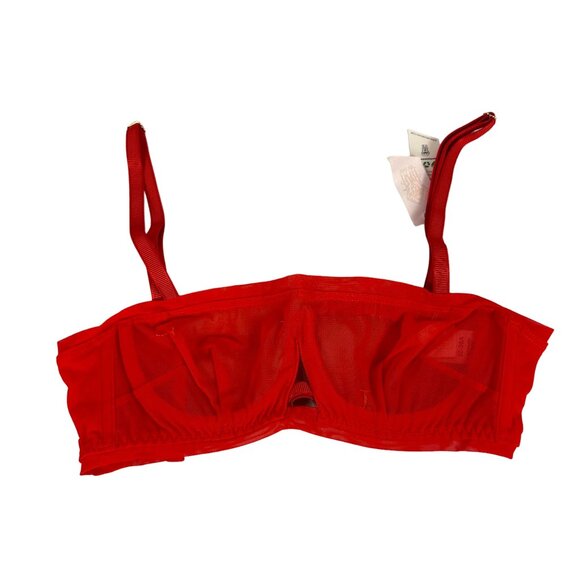 We Are HAH Wired Bra Blood Orange Size 30-38A Adjustable Straps Nylon & Spandex - Picture 1 of 5